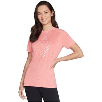 Lyhythihainen t-paita Skechers  Diamond Blissful Tee  EU S
