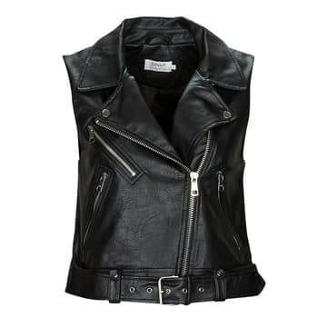 Nahkatakki Only  ONLVERA FAUX LEATHER WAISTCOAT  EU S