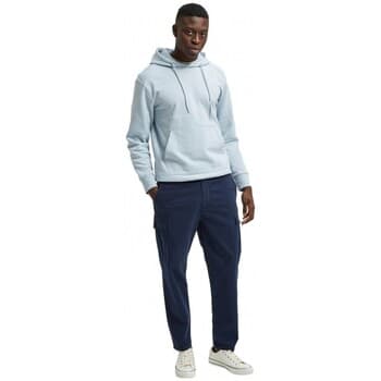 Chino-housut / Porkkanahousut Selected  Slim Tapered Wick 172 Cargo Pants - Dark Sapphire  US 32 / 32