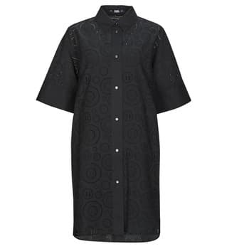 Lyhyt mekko Karl Lagerfeld  BRODERIE ANGLAISE SHIRTDRESS  DE 38
