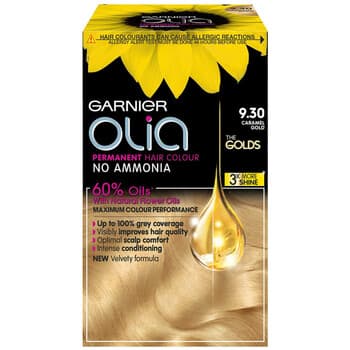 Hiusten värjäys Garnier  Olia Permanent Hair Color - 9.30 Caramel Gold  Yksi Koko