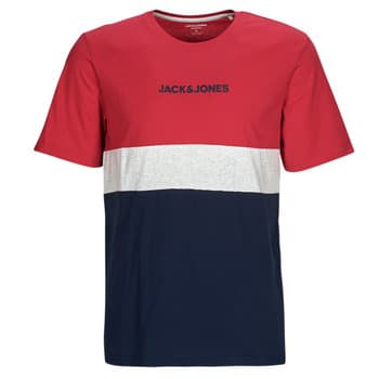 Lyhythihainen t-paita Jack & Jones  JJEREID BLOCKING TEE SS  EU S