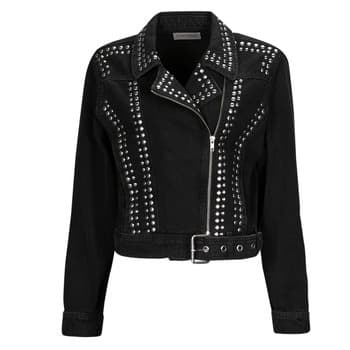 Nahkatakki Only  ONLGILLA LS STUD DNM BIKER JACKET CRO  EU XL