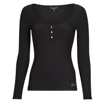 T-paidat pitkillä hihoilla Guess  LS KARLEE JEWEL BTN HENLEY  EU S