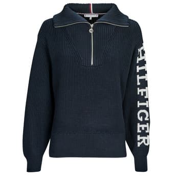 Neulepusero Tommy Hilfiger  PLACED HILFIGER 1/2 ZIP SWEATER  EU S