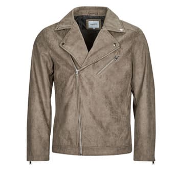 Nahkatakki Jack & Jones  JJROCKY FAUX SUEDE BIKER JACKET  EU S