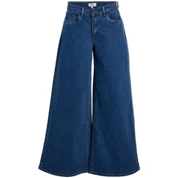 Housut Object  Jeans Moji Wide - Medium Blue Denim  EU M