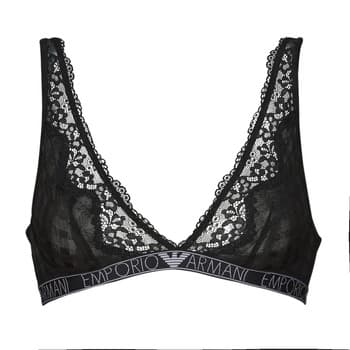 Kolmiorintaliivit / Kaarituettomat rintaliivit Emporio Armani  VICHY MESH   LACE  EU S