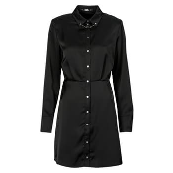 Lyhyt mekko Karl Lagerfeld  karl charm satin shirt dress  DE 34