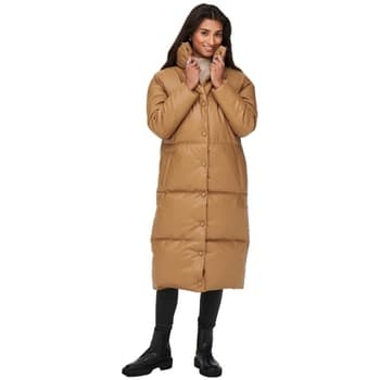 Paksu takki Only  Lydia Long Jacket - Toasted Coconut  EU M