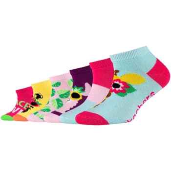 Urheilusukat Skechers  6PPK Girls Casual Fancy Sneaker Socks  27 / 30