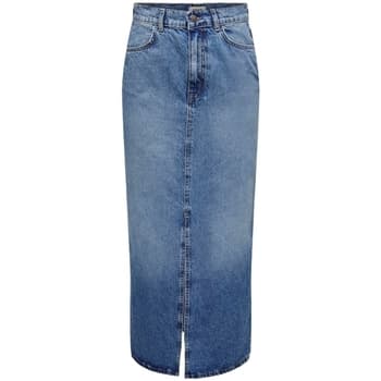 Pitkät hameet Only  Noos Cilla Long Skirt - Medium Blue Denim  EU S