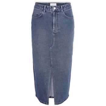 Midi-hameet Noisy May  Noos Kath Midi Skirt - Medium Blue Denim  EU S