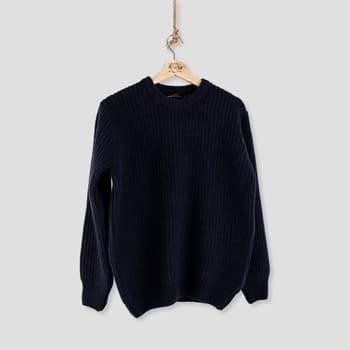 Neulepusero Armazém Das Malhas  ARMAZÉM DAS MALHAS Chunky Knit - Navy  EU L
