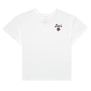 Lyhythihainen t-paita Levis  LVG OVERSIZED LEVIS ROSE TEE  8 vuotta