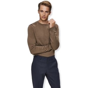 Neulepusero Selected  Noos Berg Crew Knit - Teak  EU XL