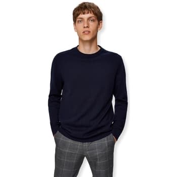 Neulepusero Selected  Noos Berg Crew Knit - Navy Blazer  EU S