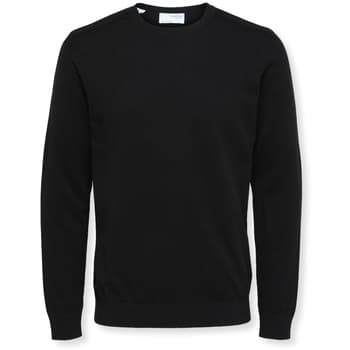Neulepusero Selected  Noos Berg Crew Knit - Black  EU L