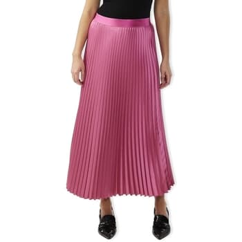 Pitkät hameet Y.a.s  YAS Noos Celine Skirt - Raspberry Rose  EU L