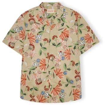 Lyhythihainen paitapusero Revolution  RVLT  Cuban 3111 Shirt - Orange  EU XL