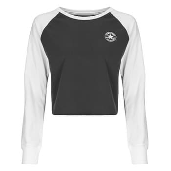 T-paidat pitkillä hihoilla Converse  RAGLAN LONG-SLEEVE TOP  EU XS