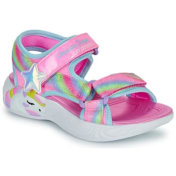Korokepohjaiset sandaalit Skechers  SANDALE LUMINEUSE UNICORN DREAMS  24