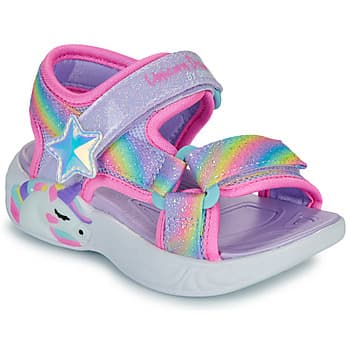 Korokepohjaiset sandaalit Skechers  SANDALE LUMINEUSE UNICORN DREAMS  23