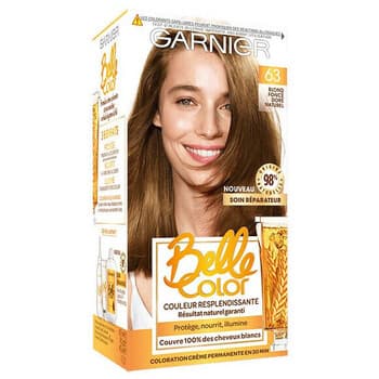 Hiusten värjäys Garnier  Belle Color Permanent Hair Dye - 63 Blond Foncé Doré Na  Yksi Koko
