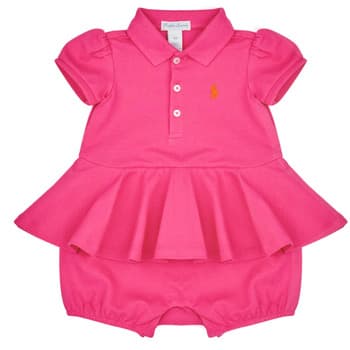 Lyhyt mekko Polo Ralph Lauren  SS PEPLUM BU-ONE PIECE-SHORTALL  24 kuukautta