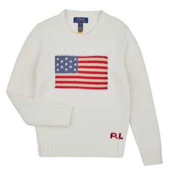 Neulepusero Polo Ralph Lauren  FLAG CN SWTR-TOPS-SWEATER  14 / 16 Jahre