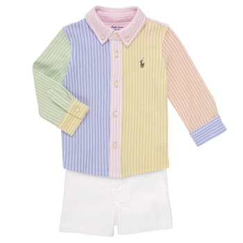 Kokonaisuus Polo Ralph Lauren  FUNSHIRT SET-SETS-SHORT SET  3 kuukautta