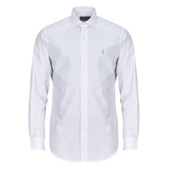 Pitkähihainen paitapusero Polo Ralph Lauren  CHEMISE COUPE DROITE EN POPELINE MICRO MOTIF  EU M
