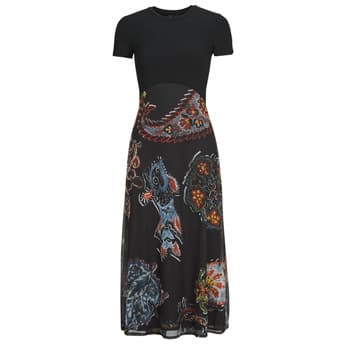 Pitkä mekko Desigual  PAISLEY MESH LACROIX  EU S