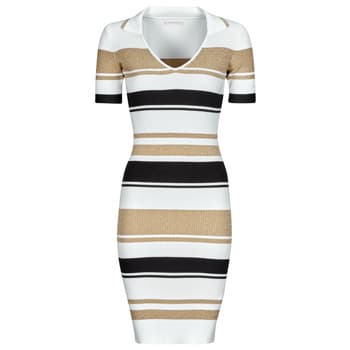 Lyhyt mekko Guess  EVIE STRIPED POLO DRESS  EU M