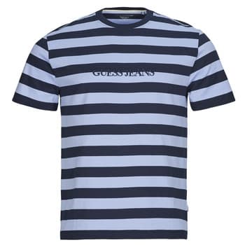 Lyhythihainen t-paita Guess  SS CN REG STRIPED YD TEE  EU S