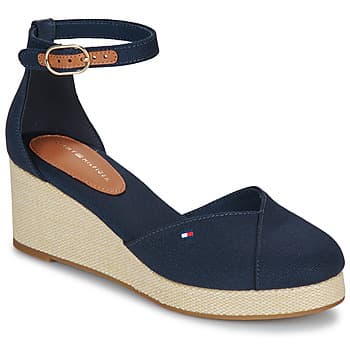 Korokepohjaiset sandaalit Tommy Hilfiger  FLAG CLOSED TOE MID WEDGE ESPAD  40