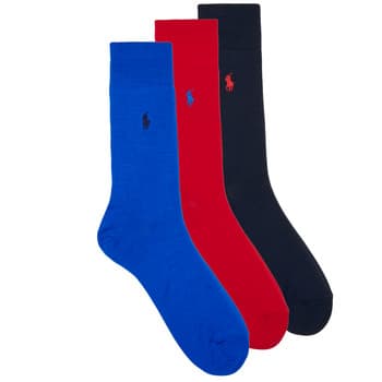 Korkeavartiset sukat Polo Ralph Lauren  MERCERZD CTN CREW SOCK 3 PACK  39 / 42