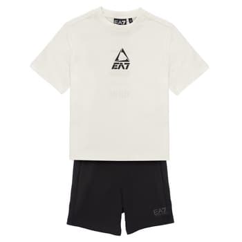 Kokonaisuus Emporio Armani EA7  TRAIN LOGO SERIES BOY KIT TEE-SHORTS FREE  4 vuotta