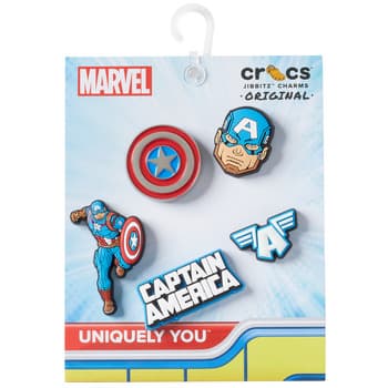 Kenkätarvikkeet Crocs  Captain America 5Pck  Yksi Koko