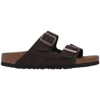 Tasaiset sandaalit BIRKENSTOCK  Arizona Suede Leather Narrow - Mocca  36
