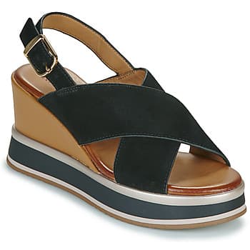 Korokepohjaiset sandaalit Inuovo  B37010-BLACK  37