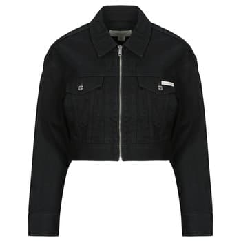 Farkkutakki Calvin Klein Jeans  DENIM CROPPED JACKET SOFT BLACK  EU S