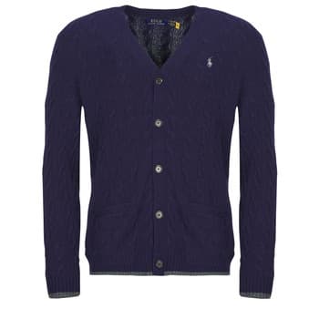 Neuleet / Villatakit Polo Ralph Lauren  GILET EN MAILLE TORSADEE LAINE CACHEMIRE  EU S