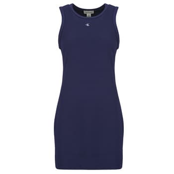 Lyhyt mekko Calvin Klein Jeans  SL TEXTURE WAFFLE RACER MINI DRE  EU S