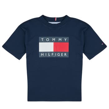 Lyhythihainen t-paita Tommy Hilfiger  HERITAGE PRINTED FLAG T-SHIRT  6 vuotta