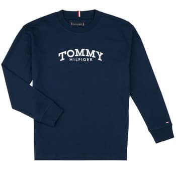 T-paidat pitkillä hihoilla Tommy Hilfiger  MONOTYPE PRINT T-SHIRT LS  10 vuotta