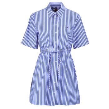 Lyhyt mekko Tommy Jeans  TJW MINI STRIPE SHIRT DRESS  EU S