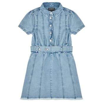 Lyhyt mekko Guess  COTTON LIGHT DENIM  8 ans