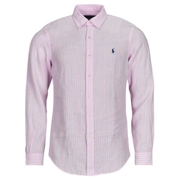 Pitkähihainen paitapusero Polo Ralph Lauren  CHEMISE RAYEE COUPE DROITE EN LIN  EU S