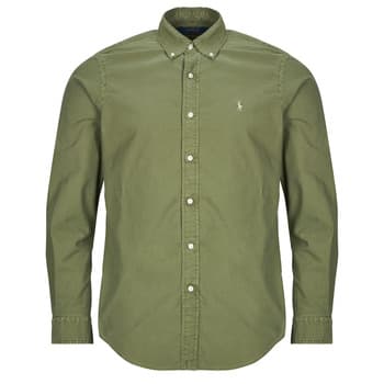 Pitkähihainen paitapusero Polo Ralph Lauren  CHEMISE DROITE CUSTOM EN OXFORD LEGER  EU L